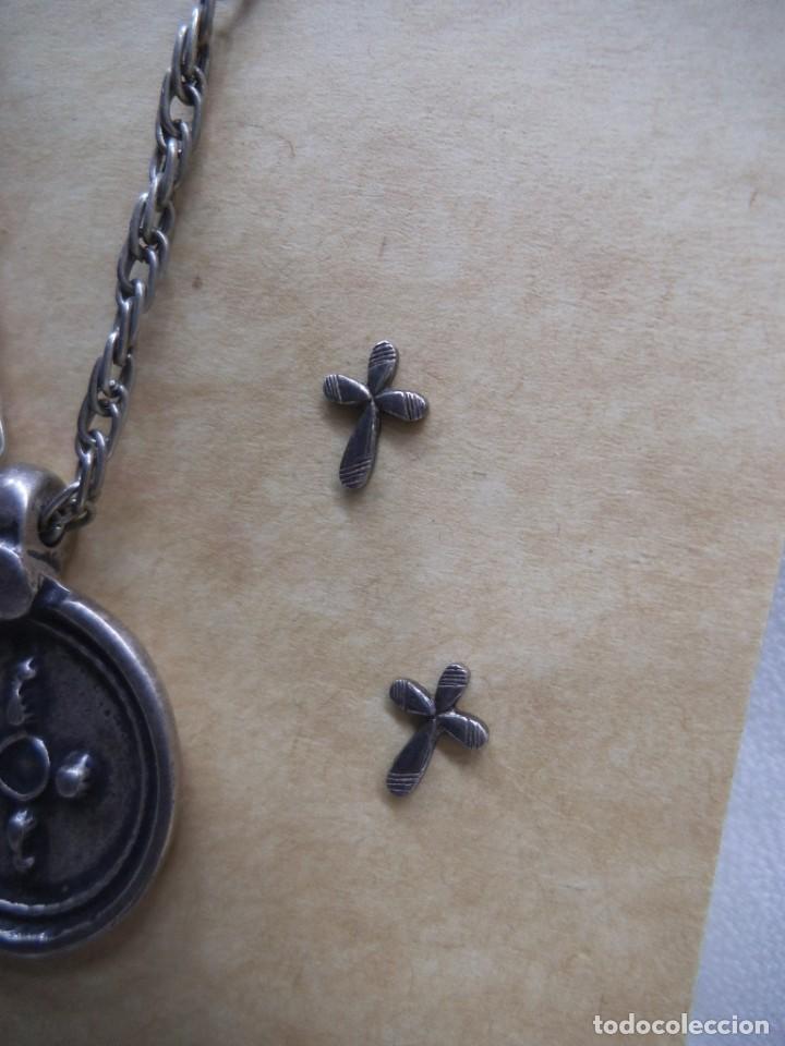 Joyeria: MEDALL&Oacute;N Y PENDIENTES ( CRUZ -AZTECA ) - Foto 4