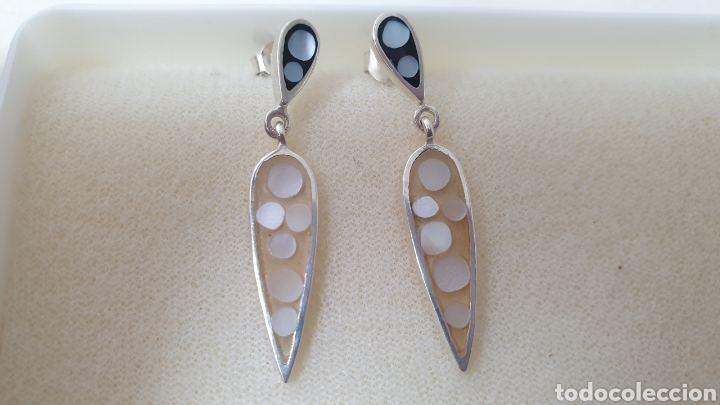 Joyeria: PRECIOSOS PENDIENTES DE PLATA Y NACAR - Foto 2