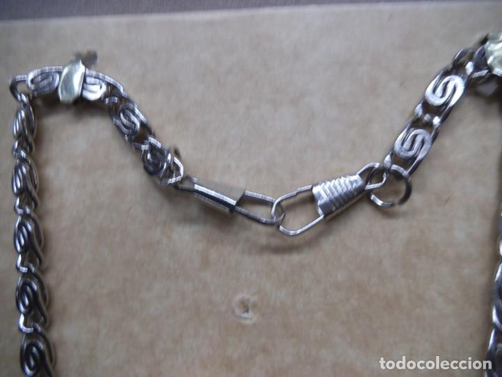 Joyeria: GARGANTILLA - CADENA ANCHA PLATEADA - Y ARILLAS - Foto 2