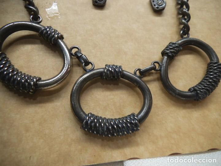 Joyeria: COLLAR Y PENDIENTE ( PLATEADO-VIEJO ) - Foto 4