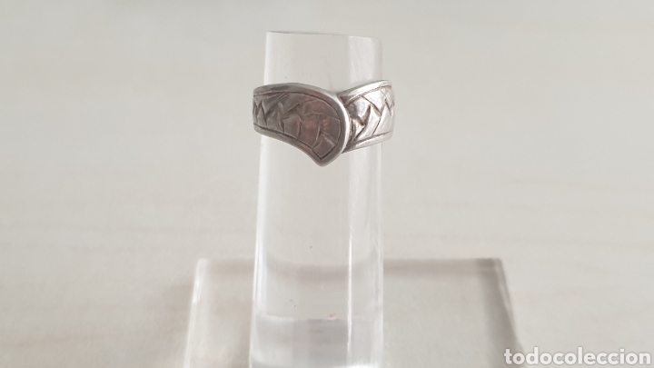 Joyeria: ANILLO DE PLATA DE LEY CONTRASTE PRESENTA - Foto 2
