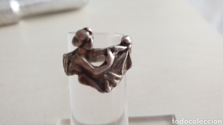 Joyeria: PRECIOSO ANILLO DE PLATA CON ESCENA DE MUJER - Foto 6