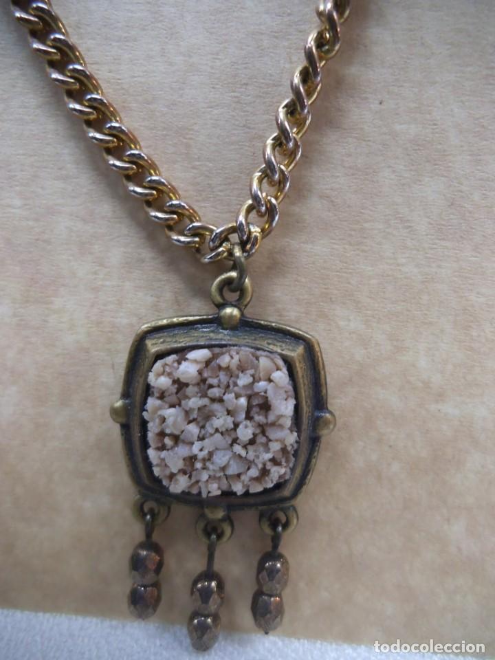 Joyeria: COLLAR Y PENDIENTES ( GRAVA ) ORO VIEJO - Foto 2