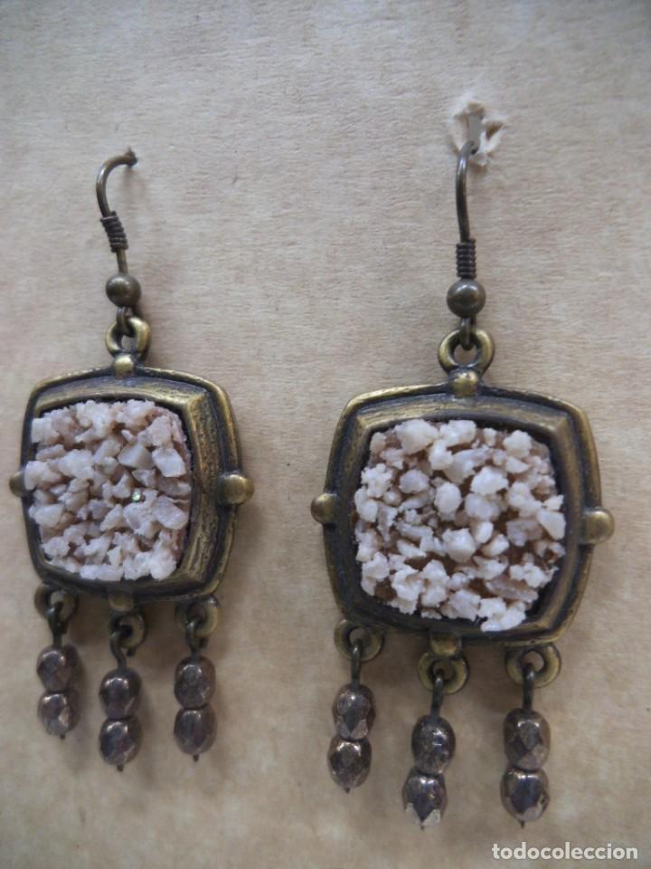 Joyeria: COLLAR Y PENDIENTES ( GRAVA ) ORO VIEJO - Foto 3