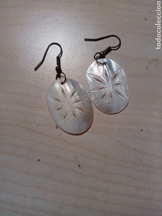 Joyeria: Pendientes de nacar. Madre perla - Foto 1