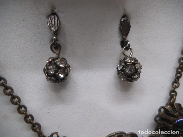 Joyeria: COLLAR -GARGANTILLA ( COBRE VIEJO ) Y PENDIENTES - Foto 3