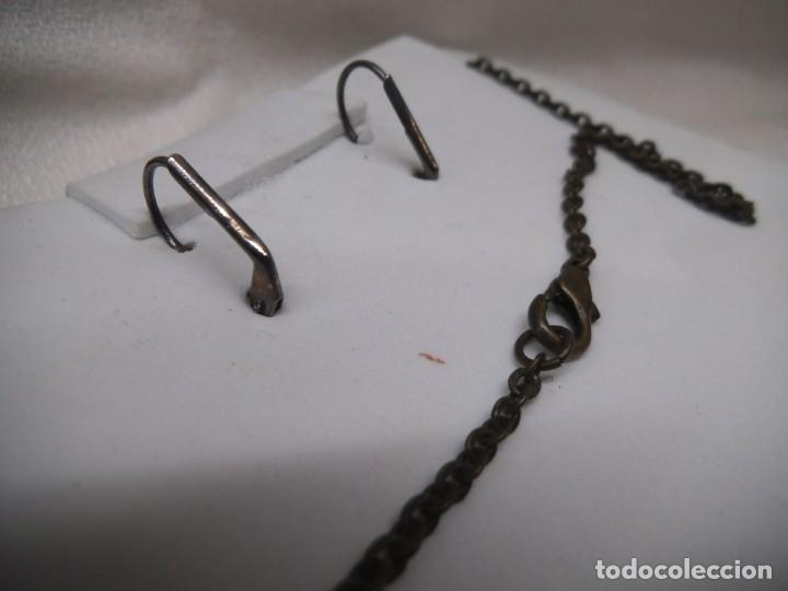 Joyeria: COLLAR -GARGANTILLA ( COBRE VIEJO ) Y PENDIENTES - Foto 4
