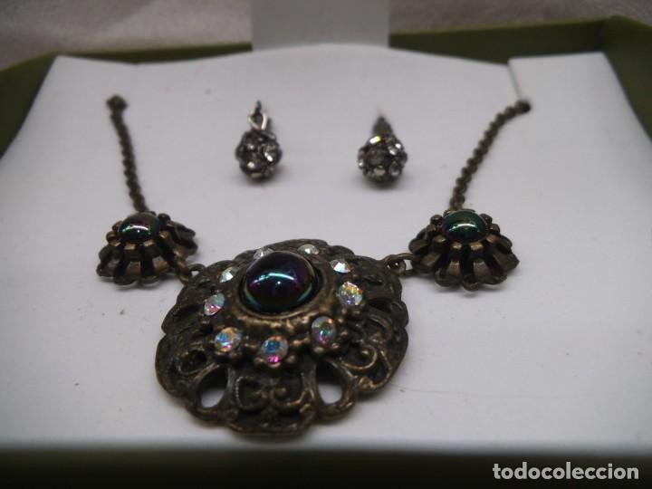 Joyeria: COLLAR -GARGANTILLA ( COBRE VIEJO ) Y PENDIENTES - Foto 6