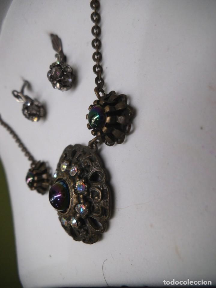 Joyeria: COLLAR -GARGANTILLA ( COBRE VIEJO ) Y PENDIENTES - Foto 7