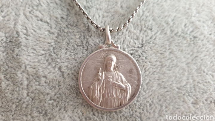 Joyeria: CADENA Y MEDALLA EN PLATA DE LEY CONTRASTE - Foto 1