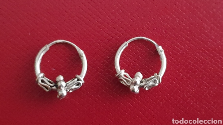 Joyeria: PENDIENTES DE PLATA DE LEY - Foto 2