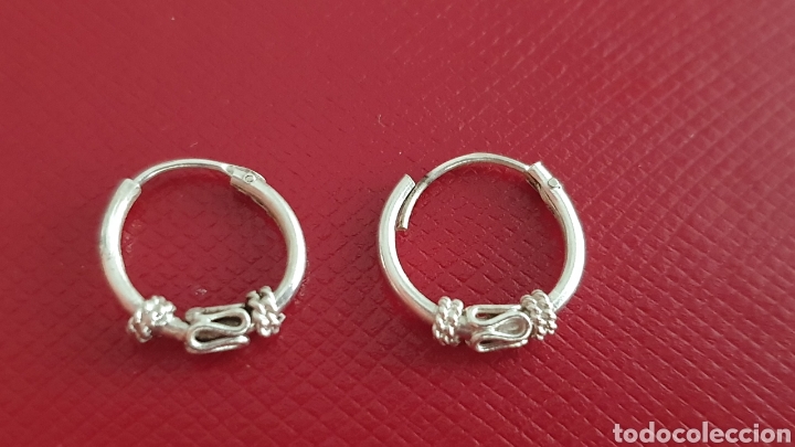Joyeria: PENDIENTES DE PLATA DE LEY - Foto 2