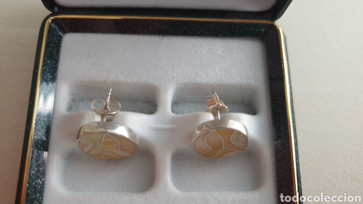 Joyeria: PRECIOSOS PENDIENTES EN PLATA DE LEY Y NACAR - Foto 3
