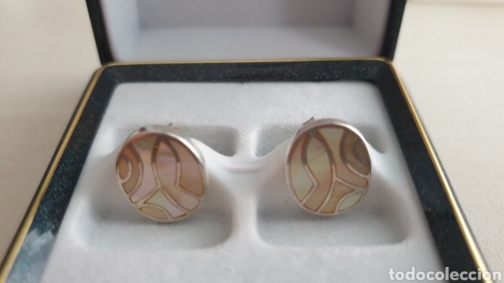 Joyeria: PRECIOSOS PENDIENTES EN PLATA DE LEY Y NACAR - Foto 1