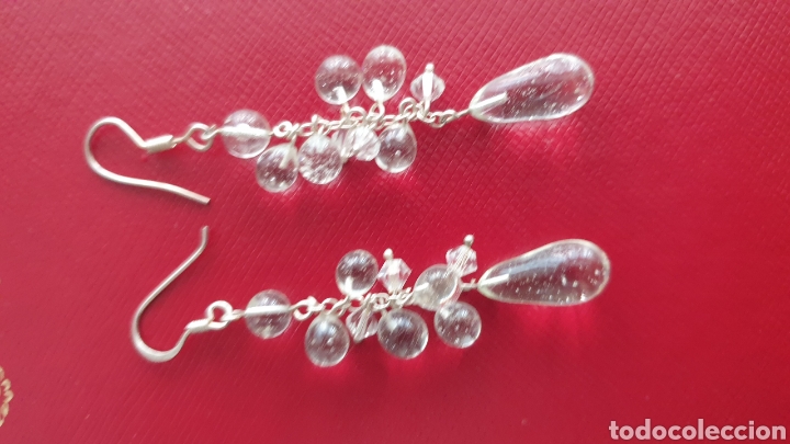 Joyeria: PENDIENTES DE PLATA DE LEY Y CRISTAL - Foto 3