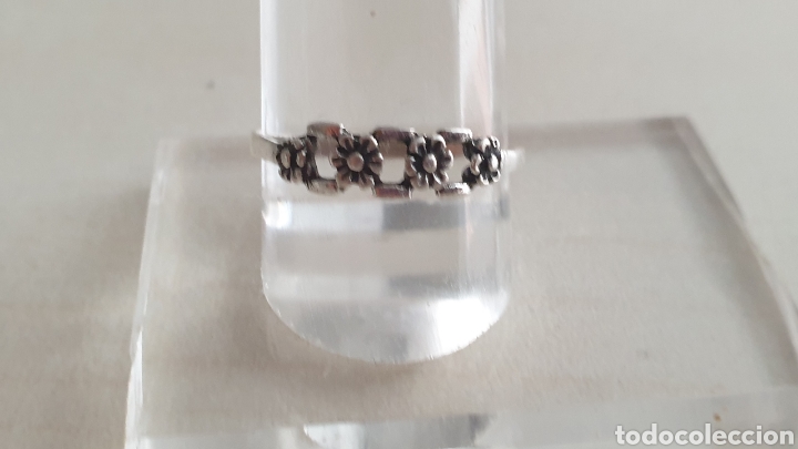 Joyeria: ANILLO DE PLATA DE LEY CONTRASTE PRESENTA - Foto 2