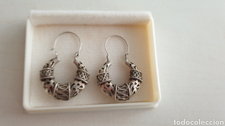 Joyeria: PENDIENTES DE PLATA DE LEY LABRADOS - Foto 3