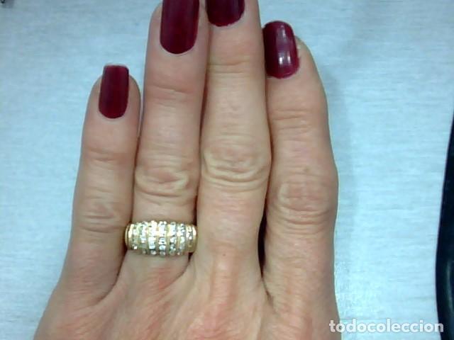 Joyeria: anillo oro 18 kts y diamantes - Foto 3