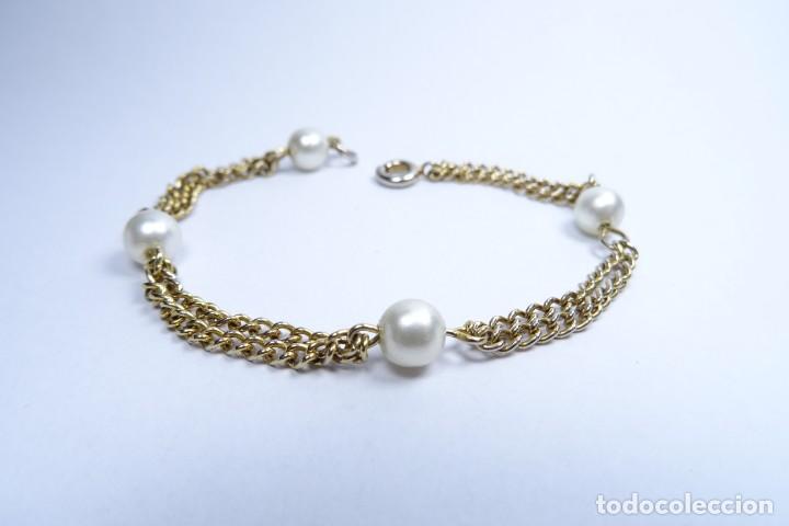 Joyeria: Pulsera para ni&ntilde;a en oro con perlitas - Foto 1