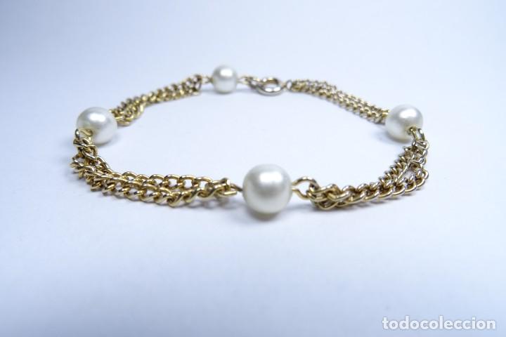 Joyeria: Pulsera para ni&ntilde;a en oro con perlitas - Foto 5