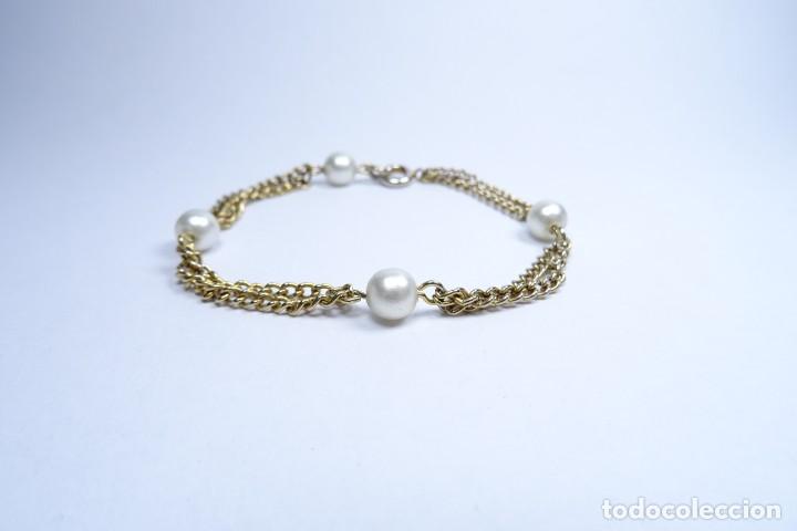 Joyeria: Pulsera para ni&ntilde;a en oro con perlitas - Foto 6