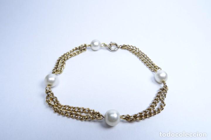 Joyeria: Pulsera para ni&ntilde;a en oro con perlitas - Foto 7