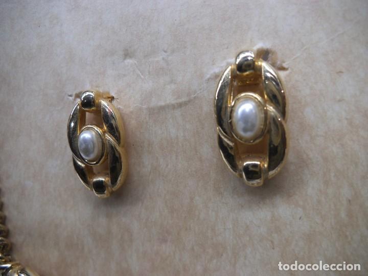 Joyeria: GARGANTILLA Y PENDIENTES ( CENTRO PERLAS ) dorado - Foto 4