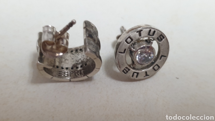 Joyeria: LOTE DE PENDIENTES DE PLATA DE LEY - Foto 6
