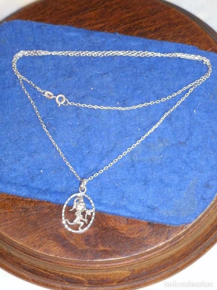 Joyeria: CADENA Y COLGANTE DE PLATA. - Foto 3