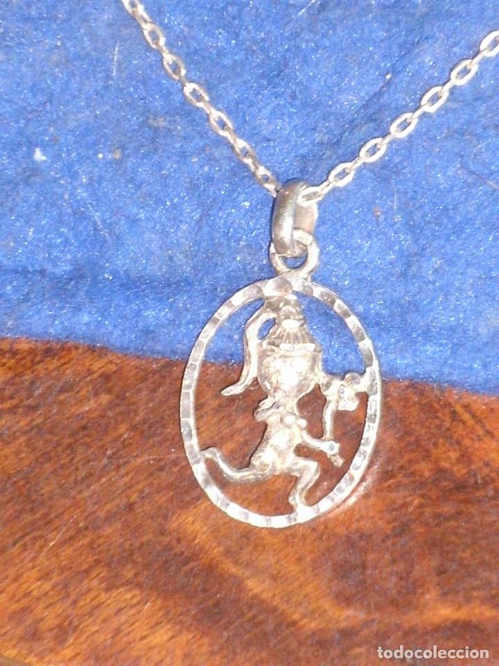 Joyeria: CADENA Y COLGANTE DE PLATA. - Foto 4