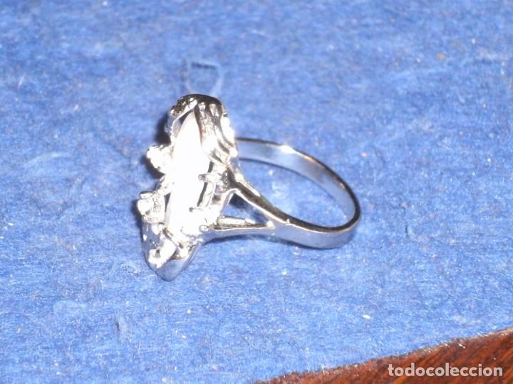 Joyeria: ANILLO CON PERLA RUGOSA Y CIRCONITAS. - Foto 4