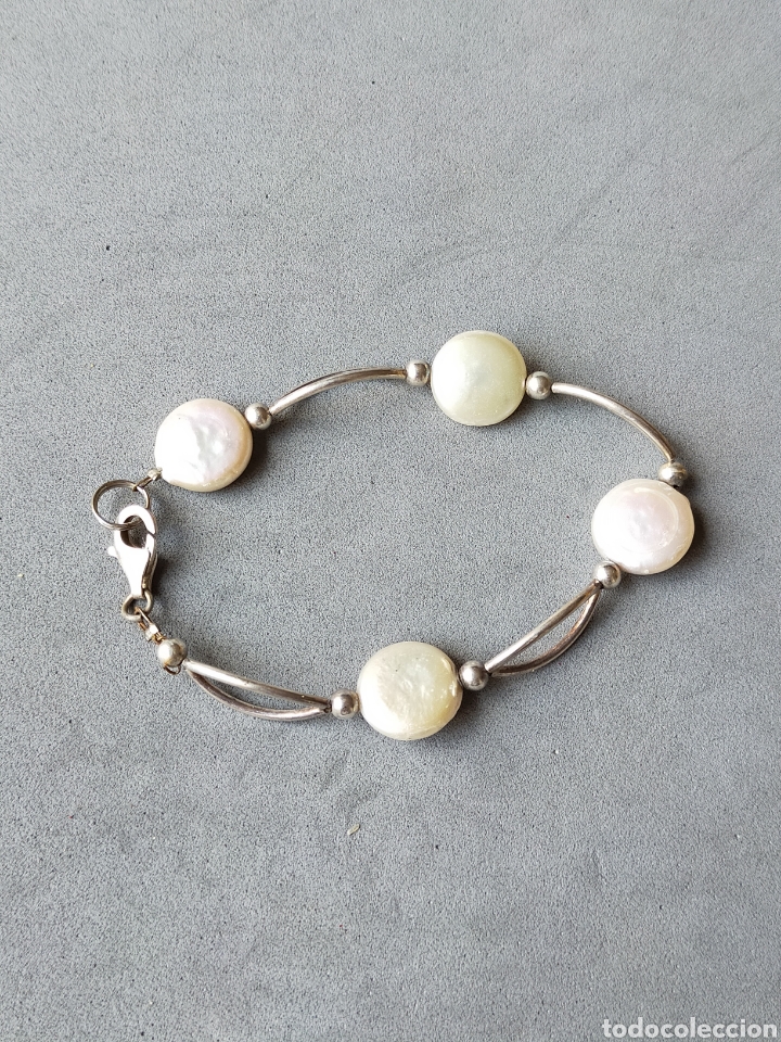 Joyeria: PULSERA DE PLATA Y PERLAS - Foto 2