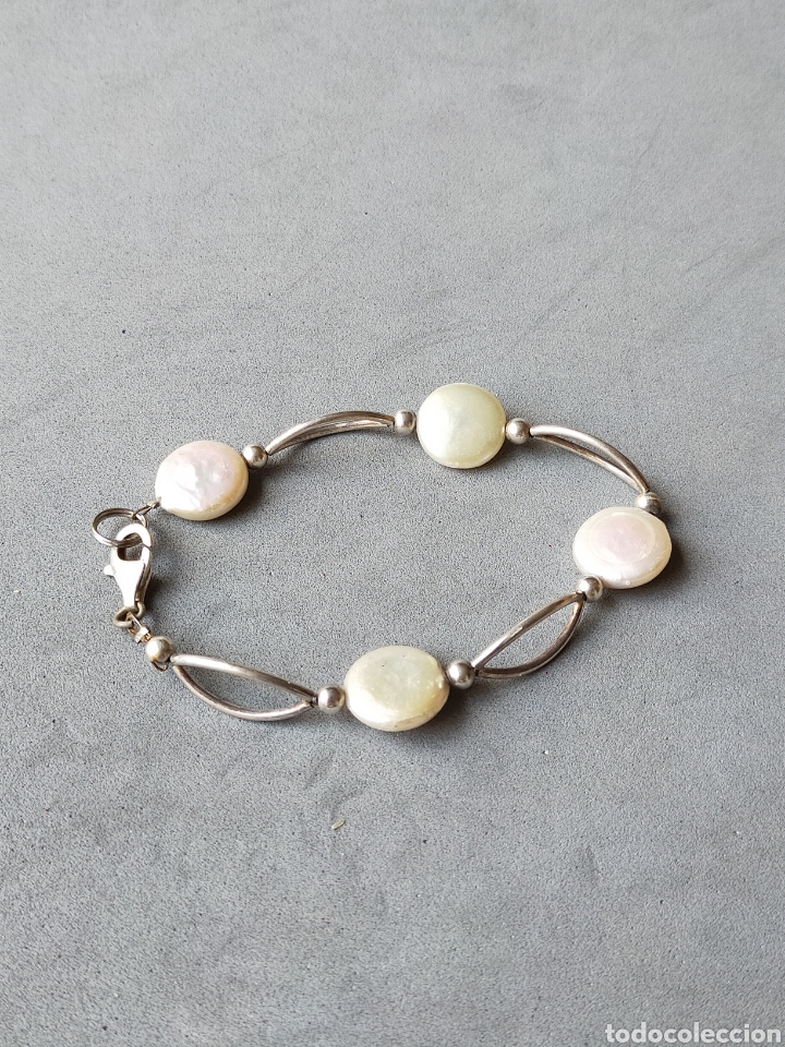 Joyeria: PULSERA DE PLATA Y PERLAS - Foto 1