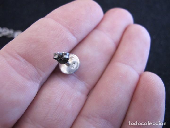 Joyeria: Pendientes en de plata de ley contrastada 925 - Foto 6