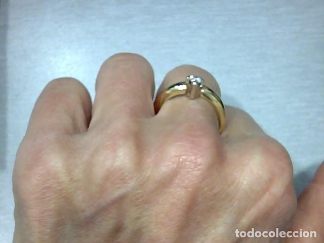 Joyeria: anillo en oro 18 kts con diamante - Foto 3