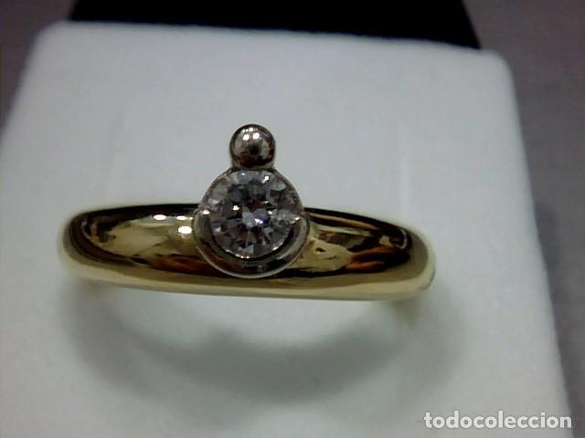 Joyeria: anillo en oro 18 kts con diamante - Foto 5