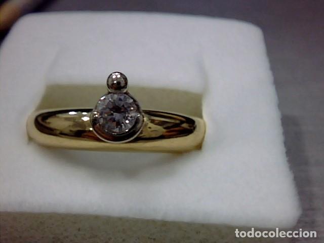 Joyeria: anillo en oro 18 kts con diamante - Foto 7