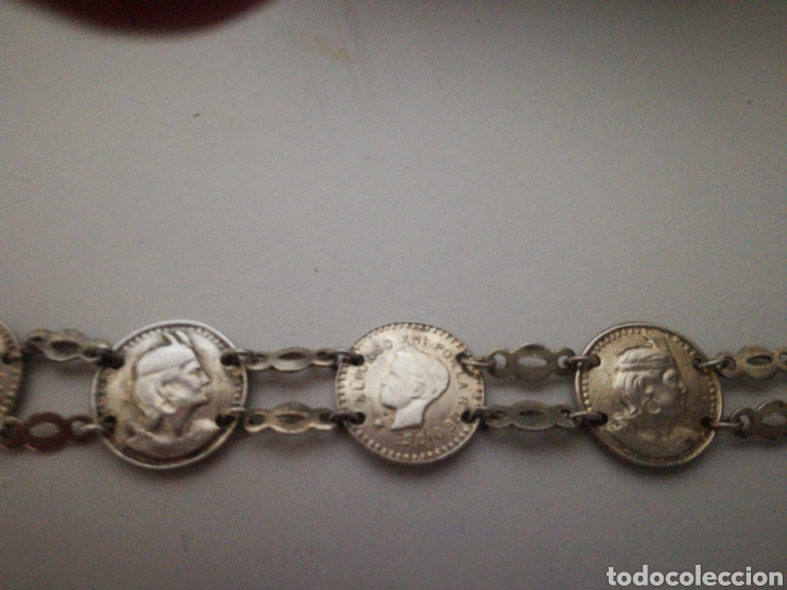 Joyeria: Pulsera de plata con monedas - Foto 3