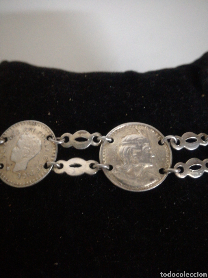 Joyeria: Pulsera de plata con monedas - Foto 1