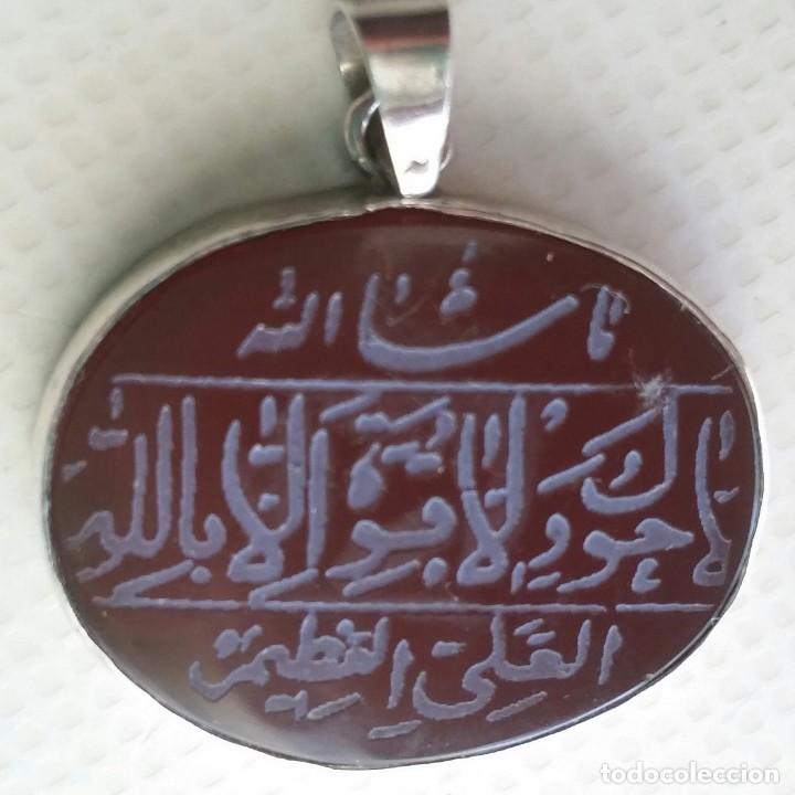 Joyeria: COLGANTE ARABE CON TEXTOS DEL COR&Aacute;N PLATA 925 - Foto 4
