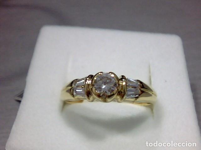 Joyeria: ANILLO EN ORO 18 KTS Y DIAMANTES - Foto 1