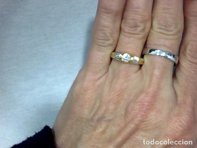 Joyeria: ANILLO EN ORO 18 KTS Y DIAMANTES - Foto 3