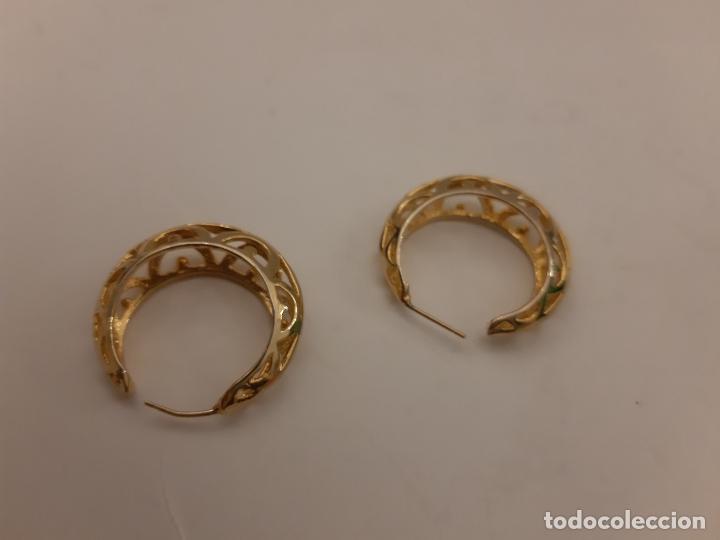 Joyeria: PENDIENTES AROS DORADOS BISUTERIA - Foto 3
