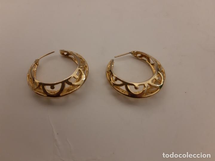 Joyeria: PENDIENTES AROS DORADOS BISUTERIA - Foto 1