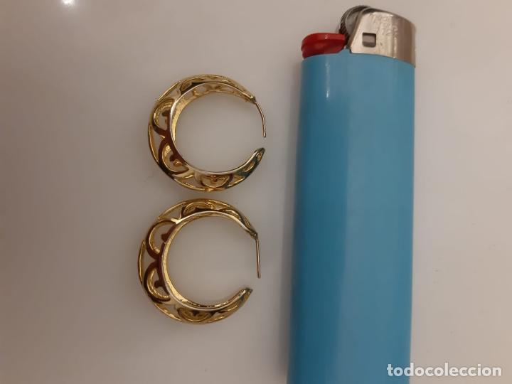 Joyeria: PENDIENTES AROS DORADOS BISUTERIA - Foto 5