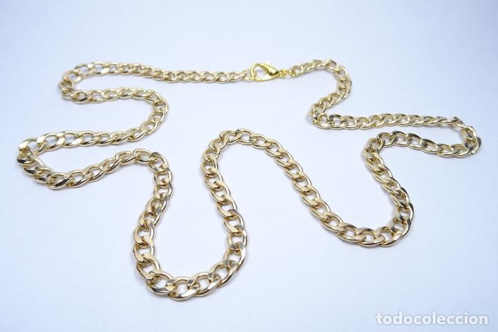 Joyeria: Cadena collar gruesa en oro modelo barbado - Foto 1