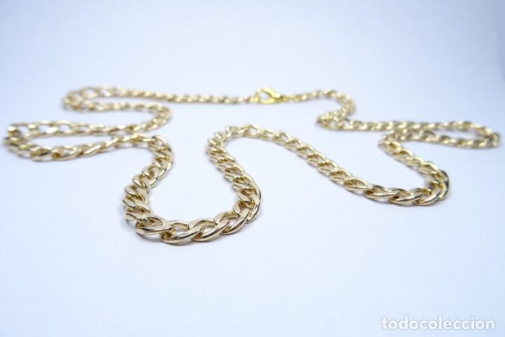 Joyeria: Cadena collar gruesa en oro modelo barbado - Foto 3