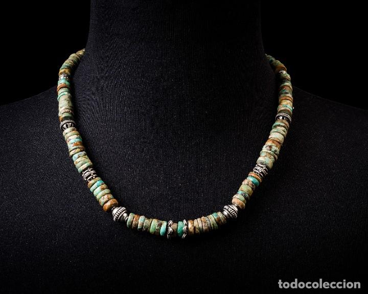 Joyeria: Collar de turquesa tibetana. - Foto 1