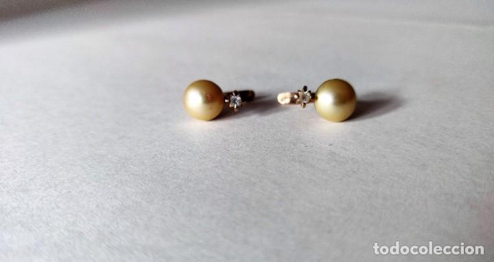 Joyeria: Pendientes chapados oro - Foto 3