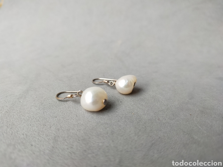 Joyeria: PENDIENTES DE PLATA Y PERLAS. - Foto 3